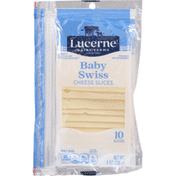 Lucerne Cheese Slices, Baby Swiss