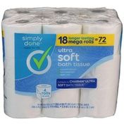 Simply Done Soft Mega Rolls Bathroom Tissue