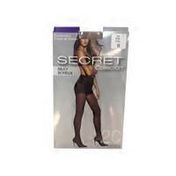 Secret Collection Size B Natural Silky Control Top Pantyhose