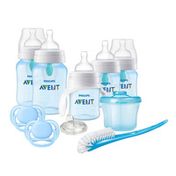 Philips Avent Avent Anti-colic Baby Bottle With AirFree Vent Beginner Baby Gift Set Blue, SCD393/06