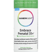 Rainbow Light Multivitamin, Food-Based, Embrace Prenatal 35+, VCaps