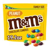 M&M's Peanut Milk Chocolate Candy Family Size