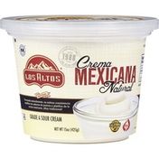 Los Altos Crema Mexicana Natural, Mexican-style Grade A Sour Cream