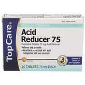 TopCare Regular Strength Heartburn Relief 75 Tablets