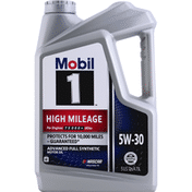 Mobil Motor Oil, Advanced Full Synthetic, 5W-30