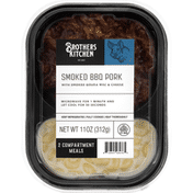 Brothers Kitchen Compartment Meals, Smoked BBQ Pork