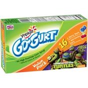 Yoplait Go-Gurt Teenage Mutant Ninja Turtles Berry Bash/Shell Shockin' Cherry Variety Pack Portable Low Fat Yogurt