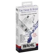 Wahl Wet/Dry Trimmer, 2-Head, Ear, Nose & Brow