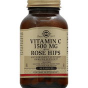Solgar Vitamin C, with Rose Hips, 1500 mg
