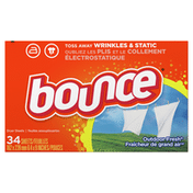 Bounce Outdoor Fresh Scented Fabric Softener Dryer Sheets