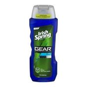 Irish Spring Body Wash GEAR 3 IN 1 Body+Hair+Face Wash