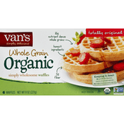 Van's Whole Grain Organic Waffles, Totally Original