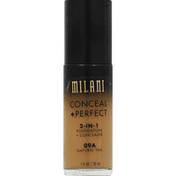 Milani Foundation + Concealer, 2-in-1, Natural Tan 09A