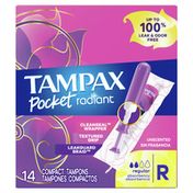 Tampax Plastic Tampons Regular Absorbency