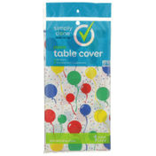 Simply Done Plastic Table Cover, Party Balloons