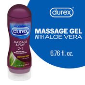 Durex® Soothing Massage & Play 2 in 1 - Massage Gel and Personal Lubricant, Soothing Touch with Aloe Vera