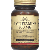 Solgar L-Glutamine, 500 mg, Vegetable Capsules