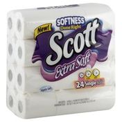 Scott Bathroom Tissue, Unscented, Single, One Ply