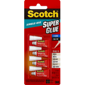 Scotch Super Glue, Single-Use, Liquid