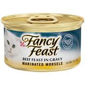 Purely Fancy Feast Marinated Morsels Beef Feast In Gravy