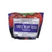 KeHe Distributors Made With Organic Triple Berry Bliss Fruit Mix