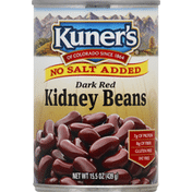 Kuners Kidney Beans, No Salt Added, Dark Red