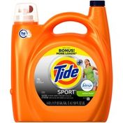 Tide Plus Febreze Freshness Spring and Renewal Scent HE Turbo Clean Liquid Laundry Detergent, 150 oz, 78 Loads Laundry
