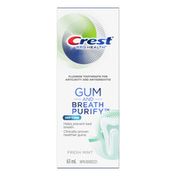 Crest Gum & Breath Purify Deep Clean Toothpaste, Against Bad Breath, For