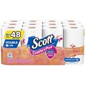 Scott ComfortPlus Double Roll Toilet Paper Bath Tissue