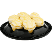 Hannaford Cupcakes With Cream Cheese Icing, Gold, Lemon Filled