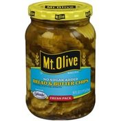 Mt. Olive No Sugar Added Bread & Butter Chips Pickles
