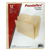 Pedaflex File Folders, Manila, Letter Size