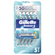 Gillette Sensor3 Cool Men'S Disposable Razor