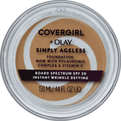 CoverGirl Simply Ageless Instant Wrinkle Defying Foundation, Soft Honey, Female Cosmetics