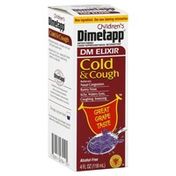 Dimetapp Cough & Cold DM Elixir, Childrens, Grape