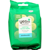 Yes To Cucumbers  Soothing Facial Wipes