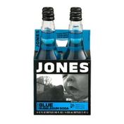 Jones Soda Blue Bubblegum Flavor - 4 CT