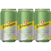 Schweppes Seltzer Water, Sparkling, Lemon Lime, Unsweetened