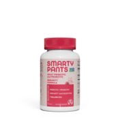 SmartyPants Adult Probiotic Formula Daily Gummy Vitamin: Gluten Free Probiotics & Prebiotics Boosting Immunity & Digestive Support*, 7 bil CFU, Strawberry Creme (30 Day Supply)