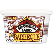 Brookwood Farms Pork with Barbeque Sauce, Pit Cooked