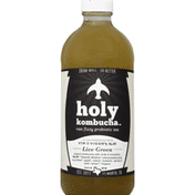 Holy Kombucha Tea, Raw Fizzy Probiotic, Live Green