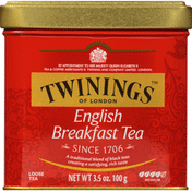 Twinings Black Tea, English Breakfast, Medium, Loose