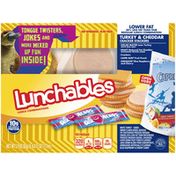 Lunchables Lower Fat Turkey & Cheddar Cracker Stackers Lunch Combination Tray with Capri Sun Fruit Punch