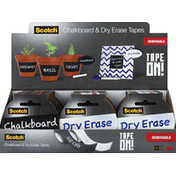 Scotch Tapes, Chalkboard & Dry Erase