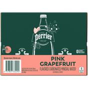 Perrier Pink Grapefruit Flavored Carbonated Mineral PERRIER Pink Grapefruit Flavored Carbonated Mineral Water