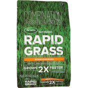 Scotts Combination Grass Seed & Fertilizer, Rapid Grass, Bermudagrass