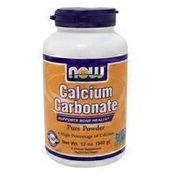 Now Calcium Carbonate Supports Bone Health Dietary Supplement Pure Powder