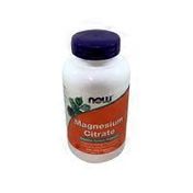 Now Magnesium Citrate Nervous System Support, Supports Energy Production, Critical For Enzyme Function Dietary Supplement Veg Capsules