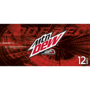 Mtn Dew Code Red Soda 12 Fl Oz Instacart