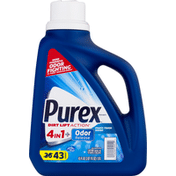 Purex Detergent, Dirt Lift Action, 4 in 1 + Odor Release, HE